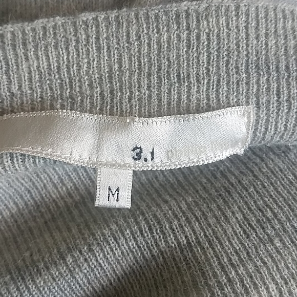 3.1 Phillip Lim Knit Sweater Dress Alpaca Gray - Picture 9 of 9